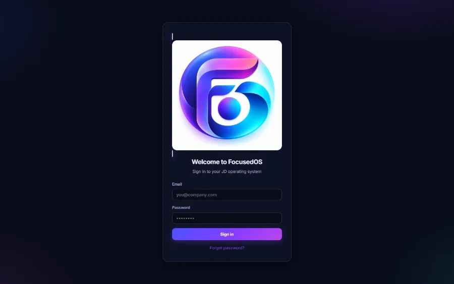 FOS — the JD operating system for recurring roles and SOPs